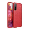 Newface Samsung Galaxy S21 Plus Kılıf Auto Focus Kapak - Kırmızı