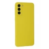 Newface Samsung Galaxy S21 Plus Kılıf Nano içi Kadife Silikon - Sarı