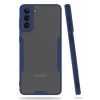 Newface Samsung Galaxy S21 Plus Kılıf Platin Silikon - Lacivert