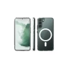 Newface Samsung Galaxy S22 Kılıf Magneticsafe Şeffaf Silikon - Şeffaf