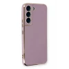 Newface Samsung Galaxy S22 Plus Kılıf Volet Silikon - Mor