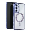 Newface Samsung Galaxy S23 FE Joke Simli Magneticsafe Kılıf - Mavi