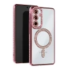 Newface Samsung Galaxy S23 FE Joke Simli Magneticsafe Kılıf - Pembe