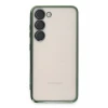 Newface Samsung Galaxy S23 Kılıf Razer Lensli Silikon - Yeşil
