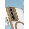 Newface Samsung Galaxy S23 Plus Kılıf Enka Magsafe Silikon Kılıf - Şeffaf