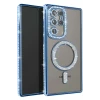 Newface Samsung Galaxy S23 Ultra Joke Simli Magneticsafe Kılıf - Mavi