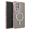 Newface Samsung Galaxy S23 Ultra Joke Simli Magneticsafe Kılıf - Pembe