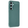 Newface Samsung Galaxy S24 FE Kılıf Auto Focus Kapak - Koyu Yeşil