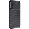 Newface Samsung Galaxy S24 FE Kılıf Auto Focus Karbon Kapak - Siyah