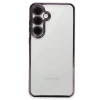 Newface Samsung Galaxy S24 FE Kılıf Razer Lensli Silikon - Mor