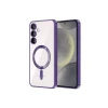 Newface Samsung Galaxy S24 Kılıf Kross Magneticsafe Kapak - Mor