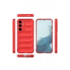 Newface Samsung Galaxy S24 Kılıf Optimum Silikon - Kırmızı