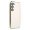Newface Samsung Galaxy S24 Kılıf Razer Lensli Silikon - Gold
