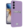Newface Samsung Galaxy S24 Plus Kelvin Kartvizitli Silikon - Lila