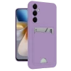 Newface Samsung Galaxy S24 Plus Kelvin Kartvizitli Silikon - Lila