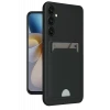 Newface Samsung Galaxy S24 Plus Kelvin Kartvizitli Silikon - Siyah