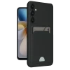 Newface Samsung Galaxy S24 Plus Kelvin Kartvizitli Silikon - Siyah