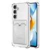 Newface Samsung Galaxy S24 Plus Kılıf Kart Şeffaf Silikon - Şeffaf