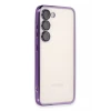 Newface Samsung Galaxy S24 Plus Kılıf Razer Lensli Silikon - Mor