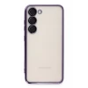 Newface Samsung Galaxy S24 Plus Kılıf Razer Lensli Silikon - Mor