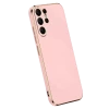 Newface Samsung Galaxy S24 Ultra Kılıf Volet Silikon - Pembe