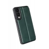 Newface Samsung Galaxy S25 Edge Flip Cover - Koyu Yeşil