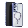 Newface Samsung Galaxy S25 Edge Joke Simli Magneticsafe Kılıf - Mavi