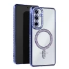 Newface Samsung Galaxy S25 Edge Joke Simli Magneticsafe Kılıf - Mavi