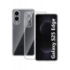 Newface Samsung Galaxy S25 Edge Kılıf Lüx Şeffaf Silikon