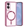 Newface Samsung Galaxy S25 Edge Kross Magneticsafe Kapak - Rose