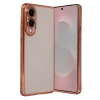 Newface Samsung Galaxy S25 Edge Razer Lensli Silikon - Çöl Titanyum