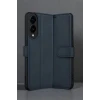 Newface Samsung Galaxy S25 Edge Trend S Plus Kapaklı Kılıf - Lacivert