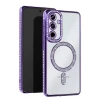 Newface Samsung Galaxy S25 FE Joke Simli Magneticsafe Kılıf - Derin Mor