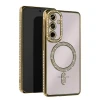 Newface Samsung Galaxy S25 FE Joke Simli Magneticsafe Kılıf - Gold