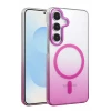 Newface Samsung Galaxy S25 Glossy Magsafe Kapak - Mor