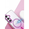 Newface Samsung Galaxy S25 Glossy Magsafe Kapak - Pembe