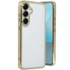 Newface Samsung Galaxy S25 Kılıf Razer Lensli Silikon - Gold