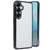 Newface Samsung Galaxy S25 Kılıf Razer Lensli Silikon - Siyah