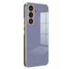 Newface Samsung Galaxy S25 Kılıf Volet Silikon - Mavi
