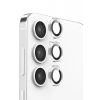 Newface Samsung Galaxy S25 Plus Raze Metal Kamera Lens - Gümüş