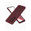 Newface Samsung Galaxy S25 Ultra Kılıf First Silikon - Bordo