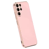 Newface Samsung Galaxy S25 Ultra Kılıf Volet Silikon - Pembe