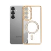 Newface Samsung Galaxy S26 Joke Simli Magneticsafe Kılıf - Gold