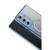 Newface Samsung Galaxy S26 Joke Simli Magneticsafe Kılıf - Mavi