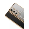 Newface Samsung Galaxy S26 Plus Joke Simli Magneticsafe Kılıf - Gold