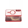 Newface Samsung Galaxy S26 Plus Kross Magneticsafe Kapak - Kırmızı