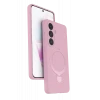 Newface Samsung Galaxy S26 Plus Regal Magsafe Standlı Kapak - Açık Pembe