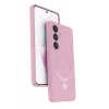 Newface Samsung Galaxy S26 Regal Magsafe Standlı Kapak - Açık Pembe