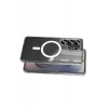 Newface Samsung Galaxy S26 Ultra Magneticsafe Şeffaf Silikon - Şeffaf