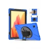 Newface Samsung Galaxy T220 Tab A7 Lite 8.7 Kılıf Amazing Tablet Kapak - Mavi
